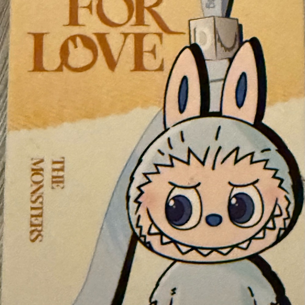 Pop Mart Pin for Love Labubu 100% authentic. Cones with Pop Mart COA